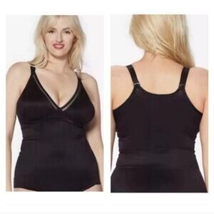 Ruby Ribbon Siren Cami Black Size 44